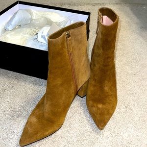 J Crew Pointed Toe Suede Boots